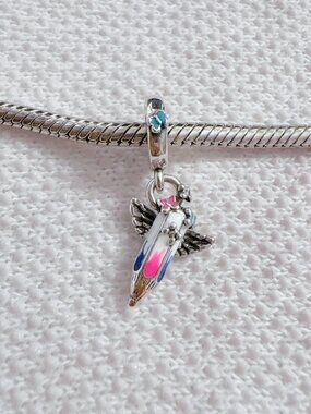 Dreams of the Future Crayon Dangle Charm S925 Silver Charm For Pandora Bracelet